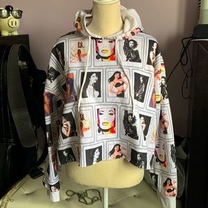 Selena crop sweater 1X